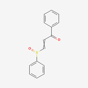 3-(Benzenesulfinyl)-1-phenylprop-2-en-1-one