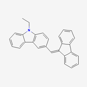 9-Ethyl-3-[(9H-fluoren-9-ylidene)methyl]-9H-carbazole