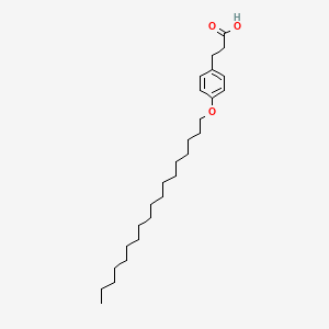 3-[4-(Octadecyloxy)phenyl]propanoic acid