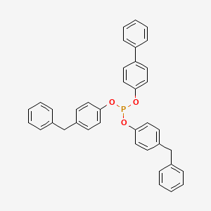 Bis(4-benzylphenyl) [1,1'-biphenyl]-4-yl phosphite