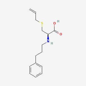 N-(3-Phenylpropyl)-S-prop-2-en-1-yl-L-cysteine