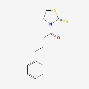 2-Thiazolidinethione, 3-(1-oxo-4-phenylbutyl)-