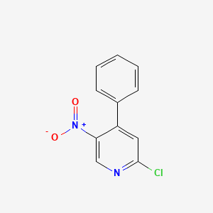 B1447294 2-Chloro-5-nitro-4-phenylpyridine CAS No. 1805645-34-4