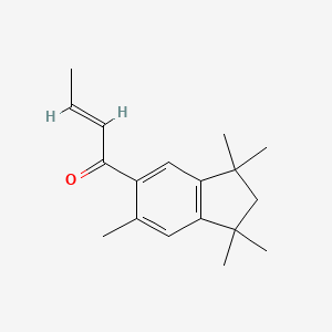 1-(2,3-Dihydro-1,1,3,3,6-pentamethyl-1H-inden-5-yl)-2-buten-1-one