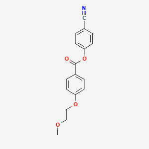 4-Cyanophenyl 4-(2-methoxyethoxy)benzoate