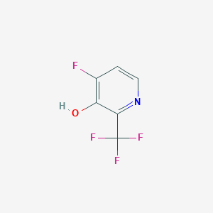 B1447302 4-Fluoro-3-hydroxy-2-(trifluoromethyl)pyridine CAS No. 1227595-03-0