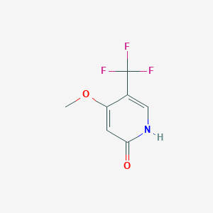 B1447303 2-Hydroxy-4-methoxy-5-(trifluoromethyl)pyridine CAS No. 1227580-44-0
