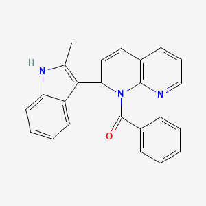 [2-(2-Methyl-1H-indol-3-yl)-1,8-naphthyridin-1(2H)-yl](phenyl)methanone