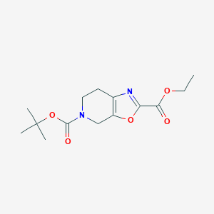 B1447309 5-tert-Butyl 2-ethyl 6,7-dihydrooxazolo[5,4-c]pyridine-2,5(4H)-dicarboxylate CAS No. 1422344-17-9