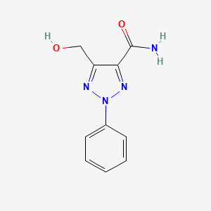 5-(Hydroxymethyl)-2-phenyl-2H-1,2,3-triazole-4-carboxamide