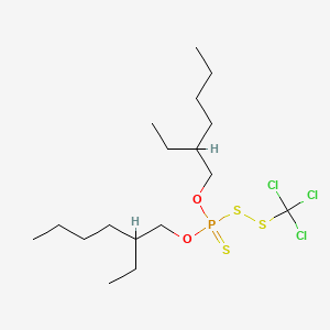 Phosphoro(dithioperoxo)thioic acid, O,O-bis(2-ethylhexyl) SS-(trichloromethyl) ester