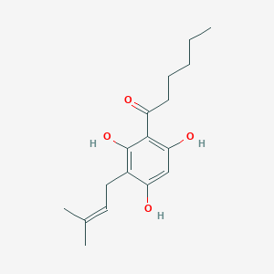 1-[2,4,6-Trihydroxy-3-(3-methylbut-2-EN-1-YL)phenyl]hexan-1-one