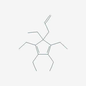 1,3-Cyclopentadiene, 1,2,3,4,5-pentaethyl-5-(2-propenyl)-