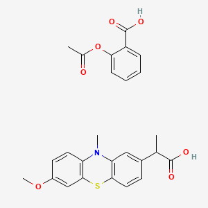 Protizinic acid and aspirin