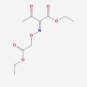 Ethyl 2-[(2-ethoxy-2-oxoethoxy)imino]-3-oxobutanoate