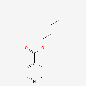 Isonicotinic acid, pentyl ester