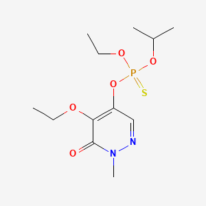 Phosphorothioic acid, O-(1,6-dihydro-5-ethoxy-1-methyl-6-oxo-4-pyridazinyl) O-ethyl O-(1-methylethyl) ester