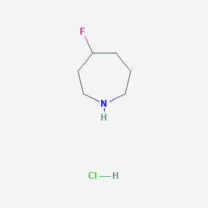 molecular formula C6H13ClFN B1447320 4-Fluoroazepane hydrochloride CAS No. 1373502-66-9