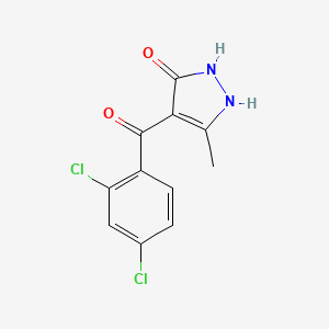 4-(2,4-Dichlorobenzoyl)-5-methyl-1,2-dihydro-3H-pyrazol-3-one