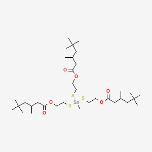 Methyltintris(2-(3,5,5-trimethylhexanoyloxy)ethylmercaptide)