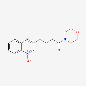 1-(Morpholin-4-yl)-4-(4-oxo-4lambda~5~-quinoxalin-2-yl)butan-1-one