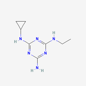 N~2~-Cyclopropyl-N~4~-ethyl-1,3,5-triazine-2,4,6-triamine