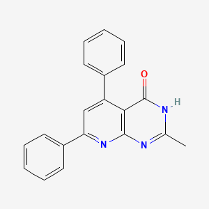 2-Methyl-5,7-diphenylpyrido[2,3-d]pyrimidin-4(1H)-one