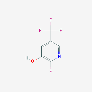 molecular formula C6H3F4NO B1447335 2-氟-3-羟基-5-(三氟甲基)吡啶 CAS No. 1227579-54-5