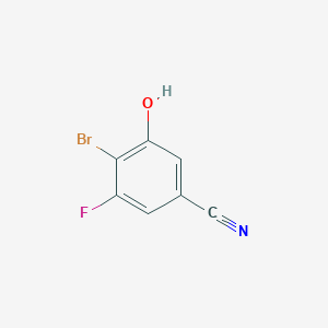 molecular formula C7H3BrFNO B1447337 4-Bromo-3-fluoro-5-hydroxybenzonitrile CAS No. 1805251-60-8