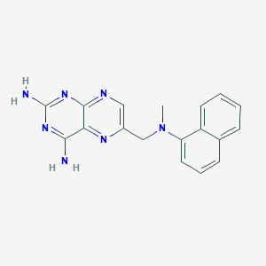 6-{[Methyl(naphthalen-1-yl)amino]methyl}pteridine-2,4-diamine