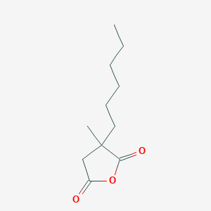 3-Hexyl-3-methyloxolane-2,5-dione