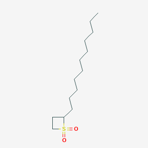 2-Undecyl-1lambda~6~-thietane-1,1-dione