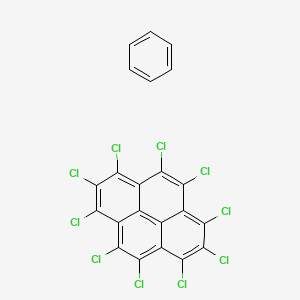 Benzene--decachloropyrene (1/1)