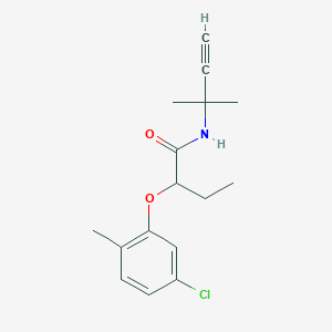 2-(5-Chloro-2-methylphenoxy)-N-(2-methylbut-3-yn-2-yl)butanamide