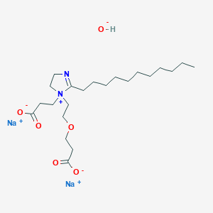 Disodium 1-(2-(2-carboxyethoxy)ethyl)-1-(2-carboxyethyl)-4,5-dihydro-2-undecyl-1H-imidazolium hydroxide