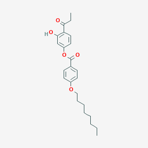 3-Hydroxy-4-propanoylphenyl 4-(octyloxy)benzoate