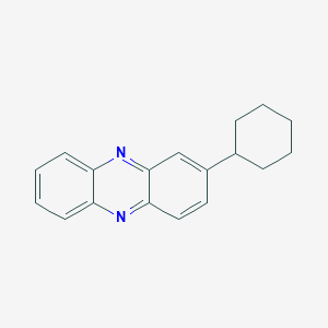 molecular formula C18H18N2 B14473632 2-Cyclohexylphenazine CAS No. 66597-94-2