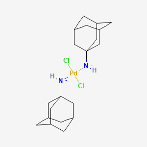 1-Adamantylazanide;dichloropalladium