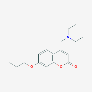 B1447366 4-((Diethylamino)methyl)-7-propoxy-2H-chromen-2-one CAS No. 351194-25-7
