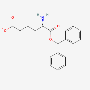 Diphenylmethyl 6-oxido-6-oxo-L-norleucinate