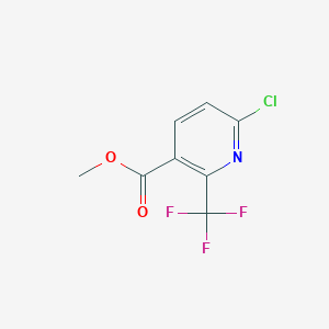 B1447376 Methyl 6-chloro-2-(trifluoromethyl)nicotinate CAS No. 1227575-31-6