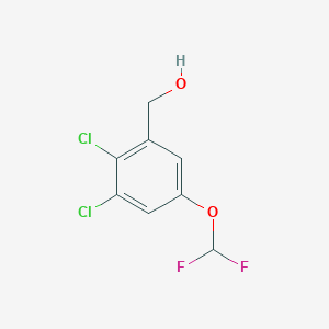 B1447379 2,3-Dichloro-5-(difluoromethoxy)benzyl alcohol CAS No. 1804883-32-6