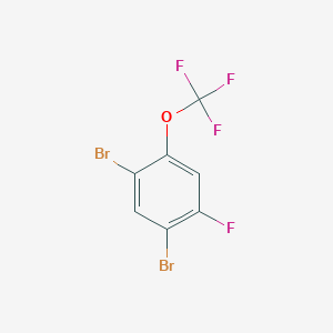 B1447381 1,5-Dibromo-2-fluoro-4-(trifluoromethoxy)benzene CAS No. 1806346-95-1