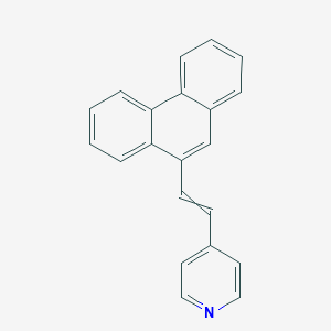 4-[2-(Phenanthren-9-YL)ethenyl]pyridine