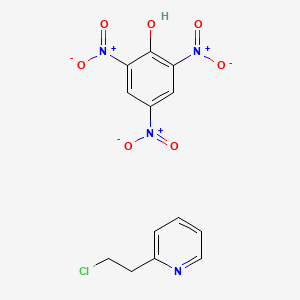 2-(2-chloroethyl)pyridine;2,4,6-trinitrophenol