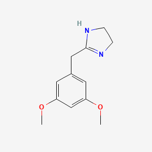 2-[(3,5-Dimethoxyphenyl)methyl]-4,5-dihydro-1H-imidazole