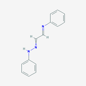 (1E)-N-Phenyl-2-(2-phenylhydrazinylidene)ethan-1-imine