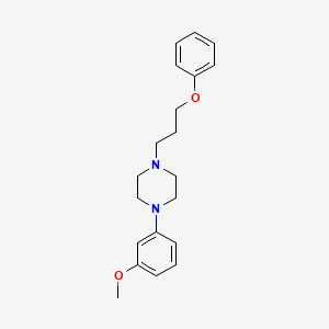 Piperazine, 1-(m-methoxyphenyl)-4-(3-phenoxypropyl)-