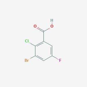 B1447396 3-Bromo-2-chloro-5-fluorobenzoic acid CAS No. 1805210-37-0