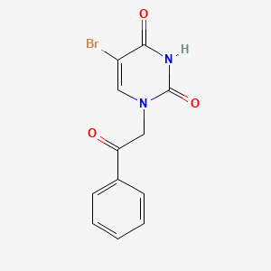 5-Bromo-1-(2-oxo-2-phenylethyl)pyrimidine-2,4(1H,3H)-dione